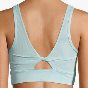 AVIA Aqua Cloud Twist Back Sports Bra Sz L